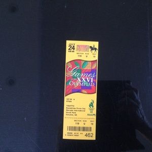 One Unused Atlanta Olympic Equestrian Ticket